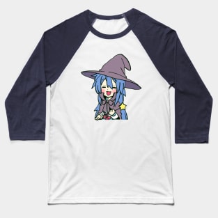 Mudwizard draws the witch cosplay izumi konata with star wand / lucky star Baseball T-Shirt